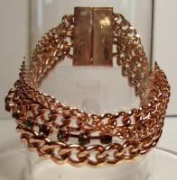 Chain armband rosegoud-goud of zilverkleurig.